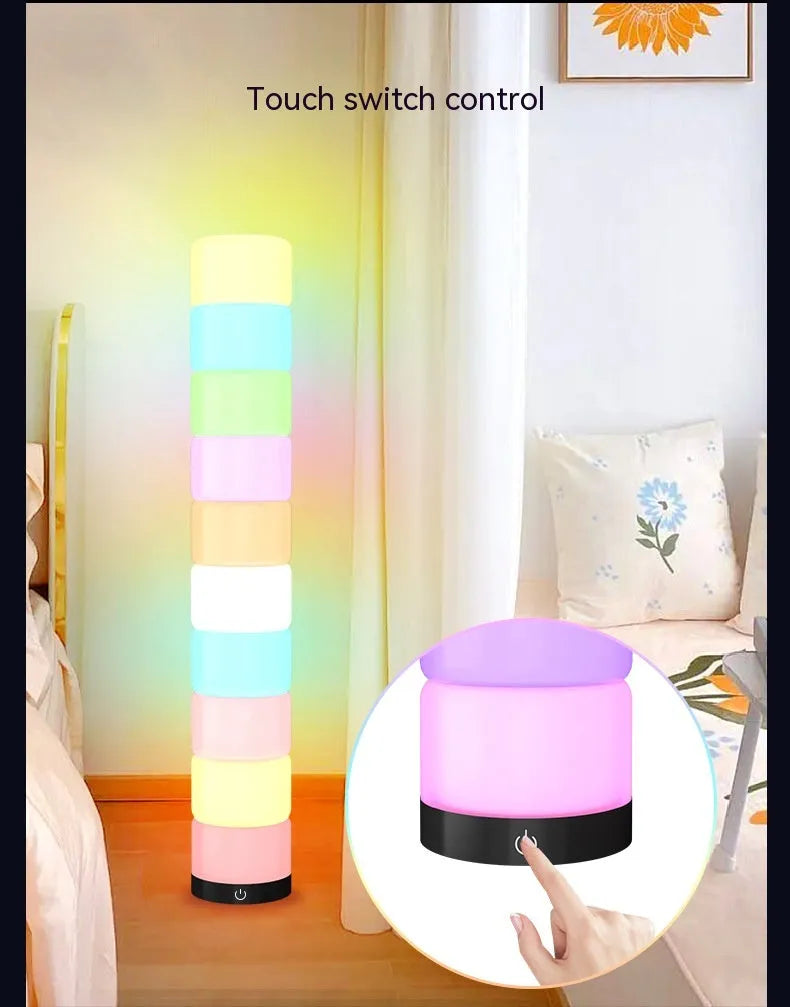 Full Color RGBIC Light Music Audio Floor Lamp - Bellarte Enchanté Full Color RGBIC Light Music Audio Floor Lamp